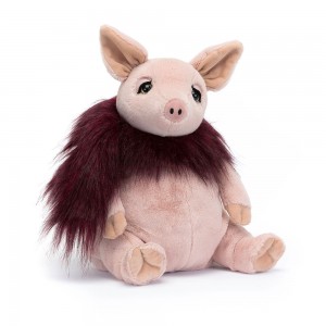 Pink Jellycat Glamorama Pig | US-QXSC95740