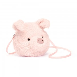 Pink Jellycat Little Pig Bag | US-NESK72813