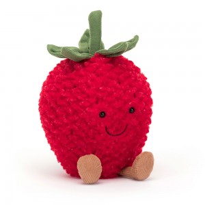 Red Jellycat Amuseables Strawberry | US-BPNF47850