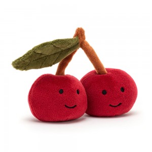 Red Jellycat Fabulous Fruit Cherry | US-CHXA37261