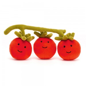 Red / Green Jellycat Vivacious Vegetable Tomato | US-CIVT18536