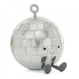 Silver Jellycat Amuseables Disco Ball | US-RFTY89526