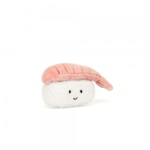 White / Beige Jellycat Sassy Sushi Nigiri | US-PSMW04357