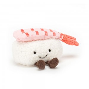 White / Pink Jellycat Silly Sushi Nigiri | US-IUCY71346