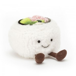 White / Pink / Green Jellycat Silly Sushi California | US-BZKU62531