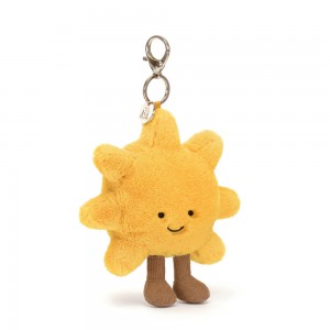 Yellow Jellycat Amuseables Sun Bag Charm | US-CTRK15082