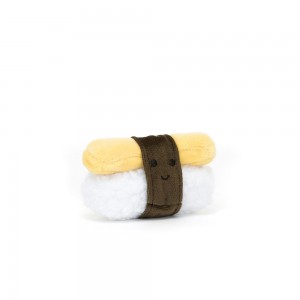 Yellow / White Jellycat Sassy Sushi Egg | US-BDNK15906