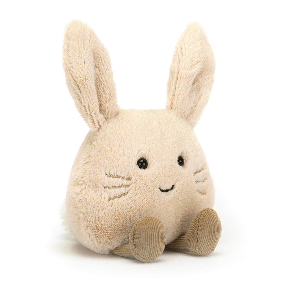 Beige Jellycat Amuseabean Bunny | US-QFRO21045