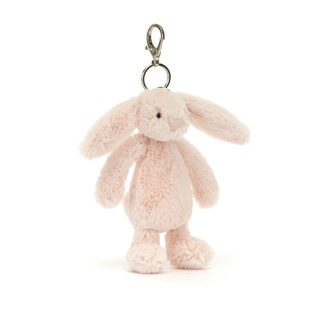 Beige Jellycat Bashful Blush Bunny Bag Charm | US-QPTW45187