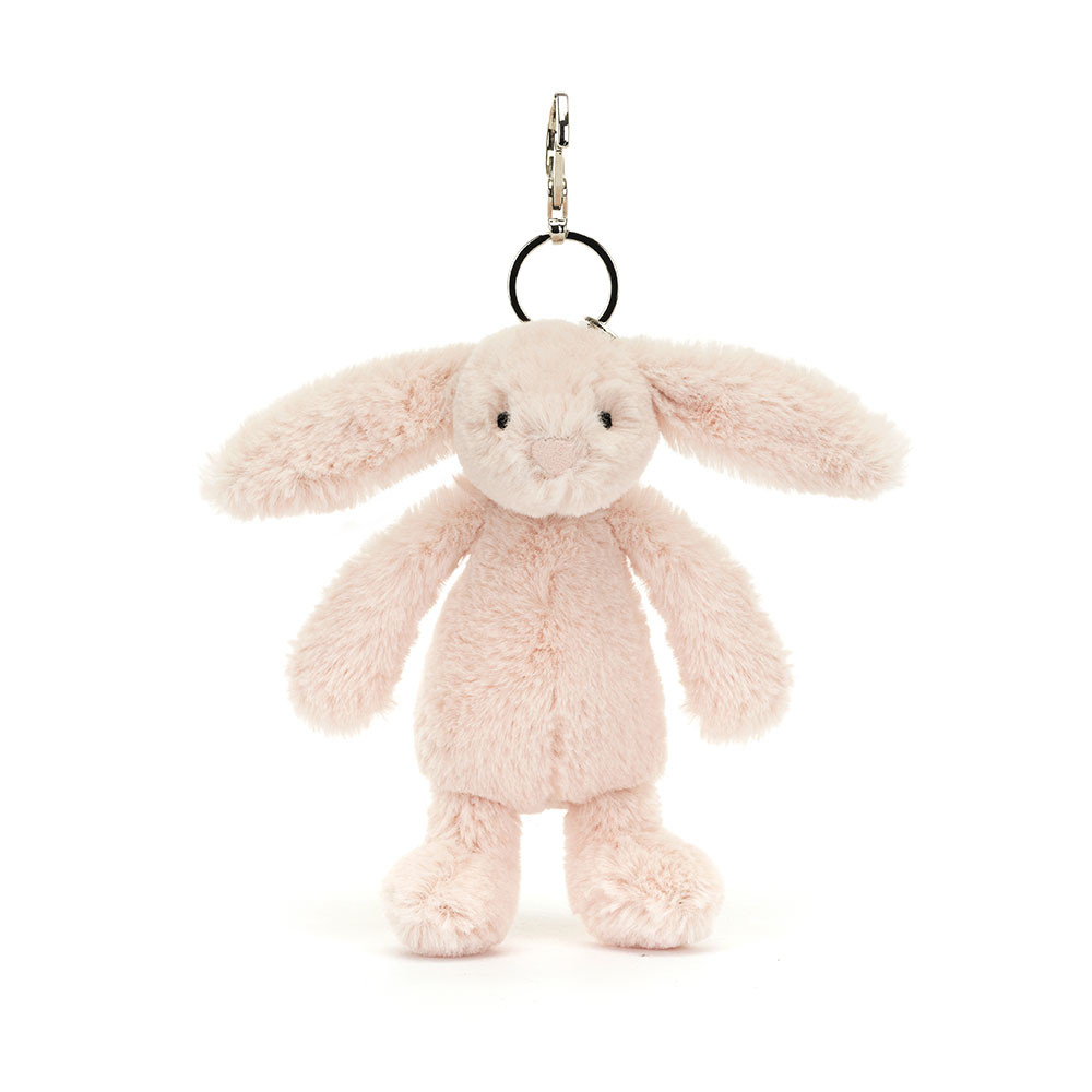 Beige Jellycat Bashful Blush Bunny Bag Charm | US-QPTW45187