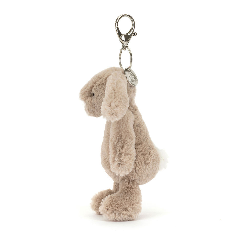 Beige Jellycat Bashful Bunny Bag Charm | US-TRNY64523