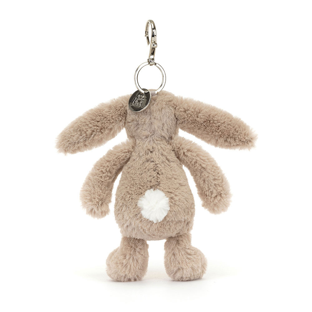 Beige Jellycat Bashful Bunny Bag Charm | US-TRNY64523