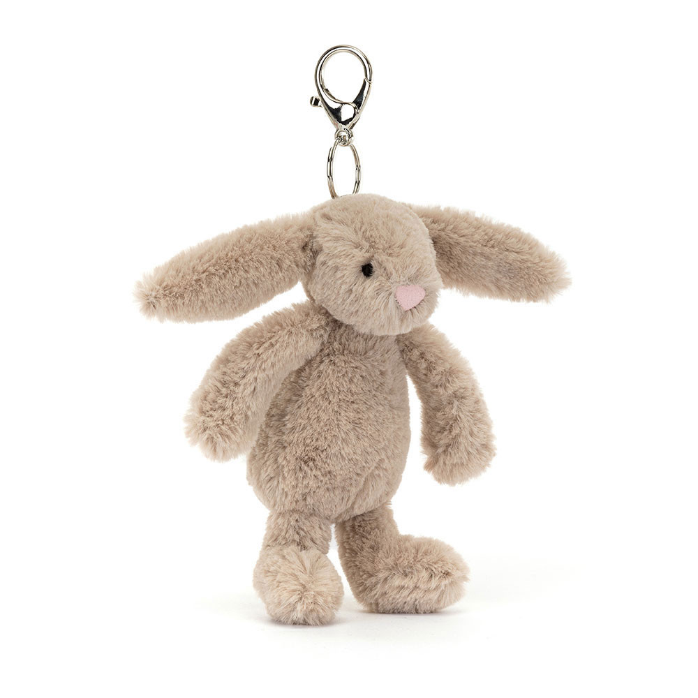 Beige Jellycat Bashful Bunny Bag Charm | US-TRNY64523