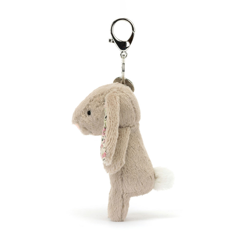 Beige Jellycat Blossom Bunny Bag Charm | US-QISE14670