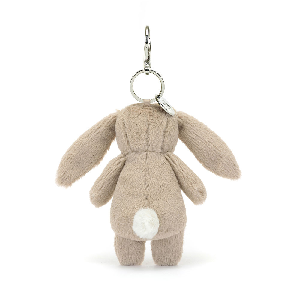 Beige Jellycat Blossom Bunny Bag Charm | US-QISE14670