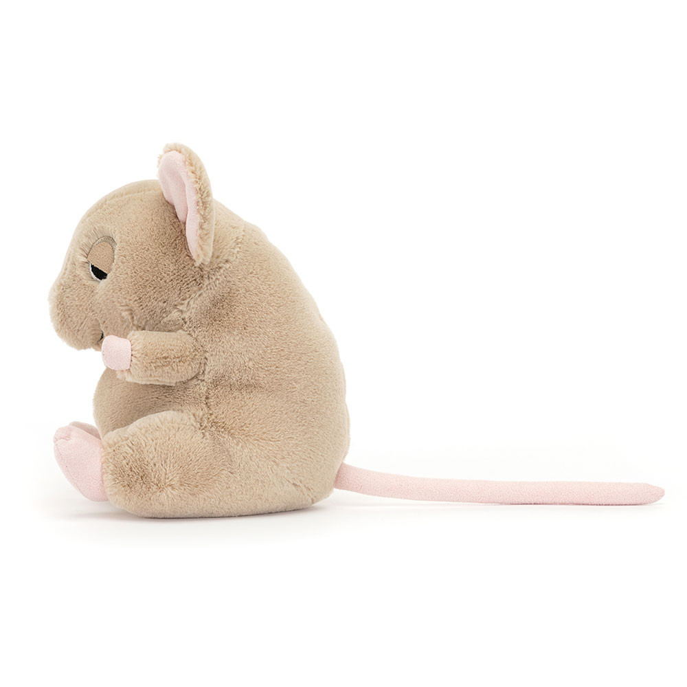 Beige Jellycat Cuddlebud Darcy Dormouse | US-UWTN53769