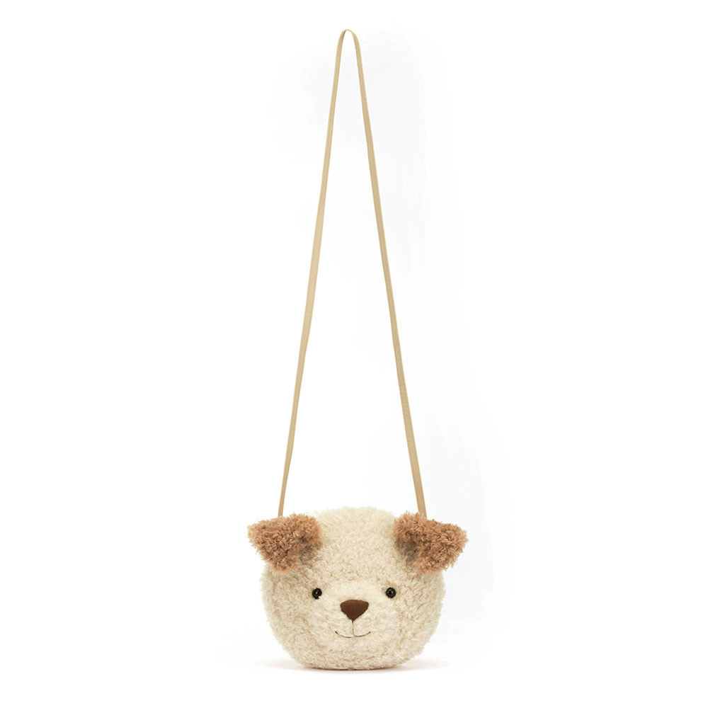 Beige Jellycat Little Pup Bag | US-UEGF02598