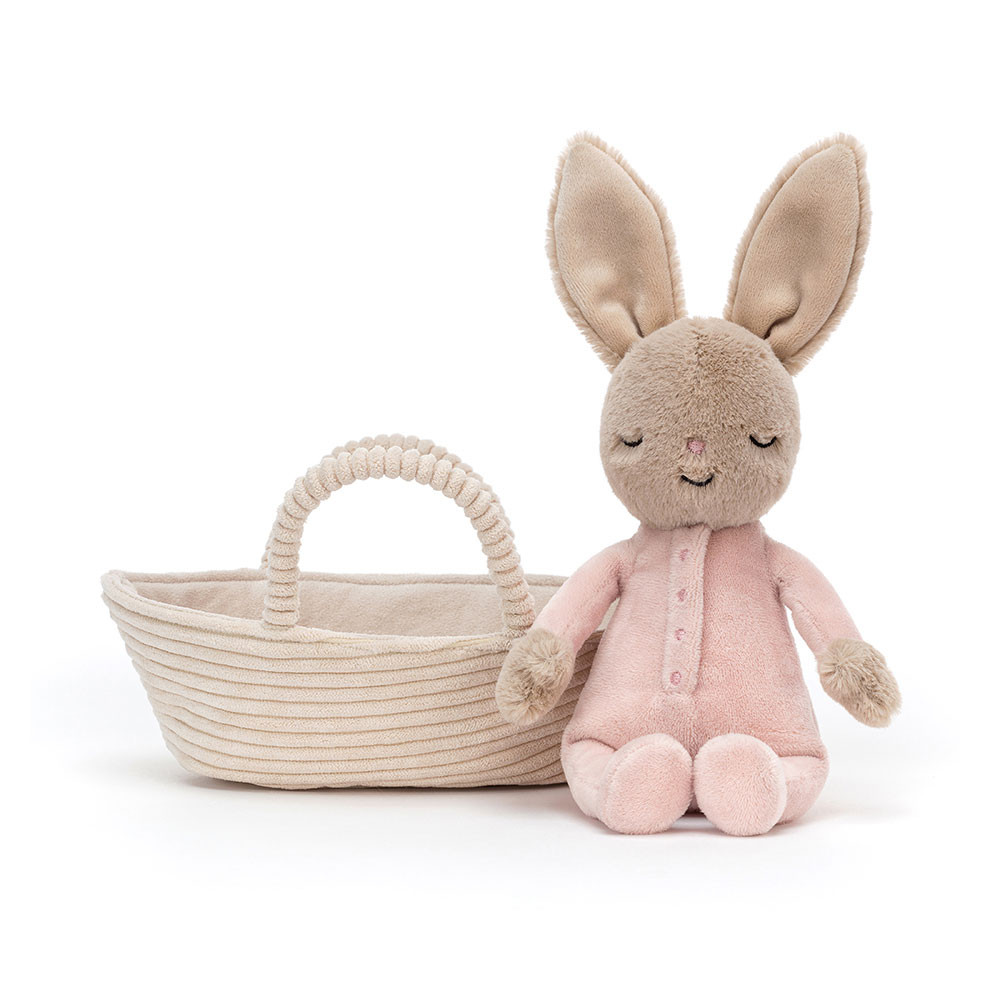 Beige Jellycat Rock-a-Bye Bunny | US-BYPO93046