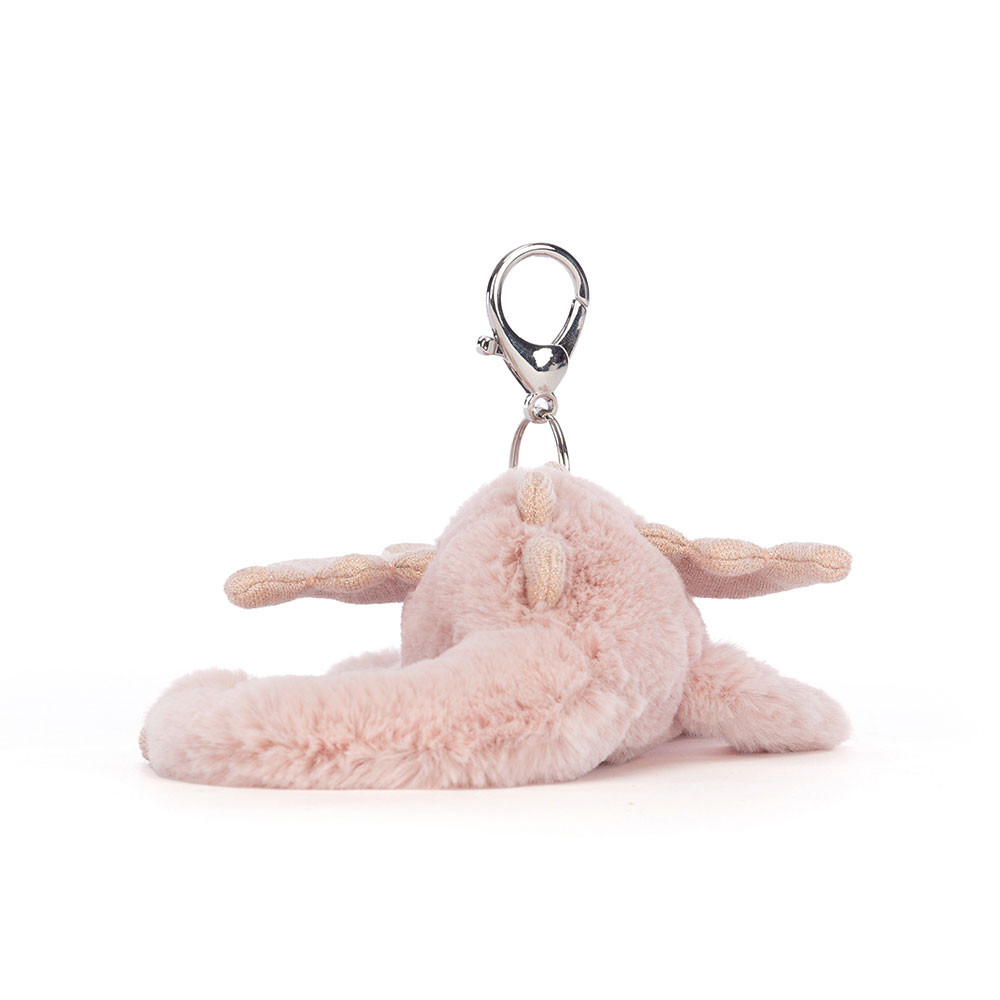 Beige Jellycat Rose Dragon Bag Charm | US-YUXG84563