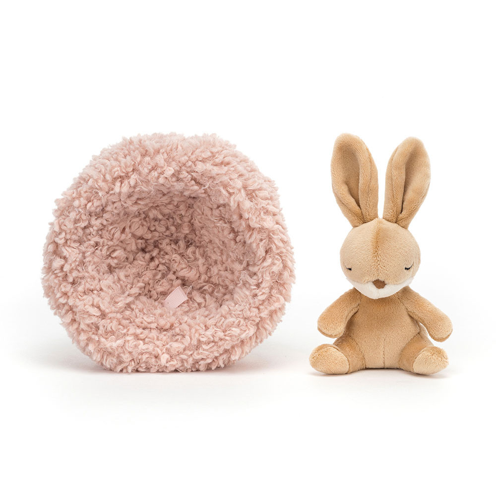 Beige / Brown Jellycat Hibernating Bunny | US-NPMY49360