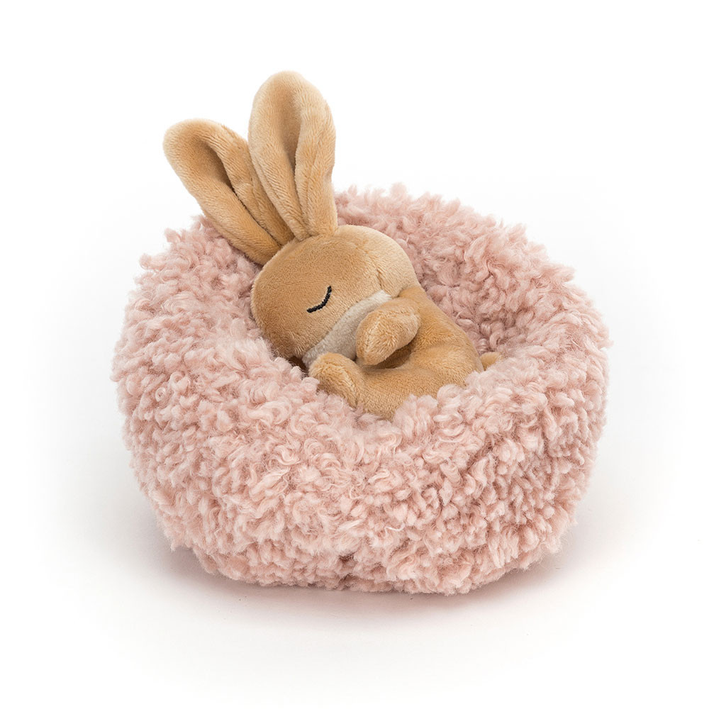 Beige / Brown Jellycat Hibernating Bunny | US-NPMY49360