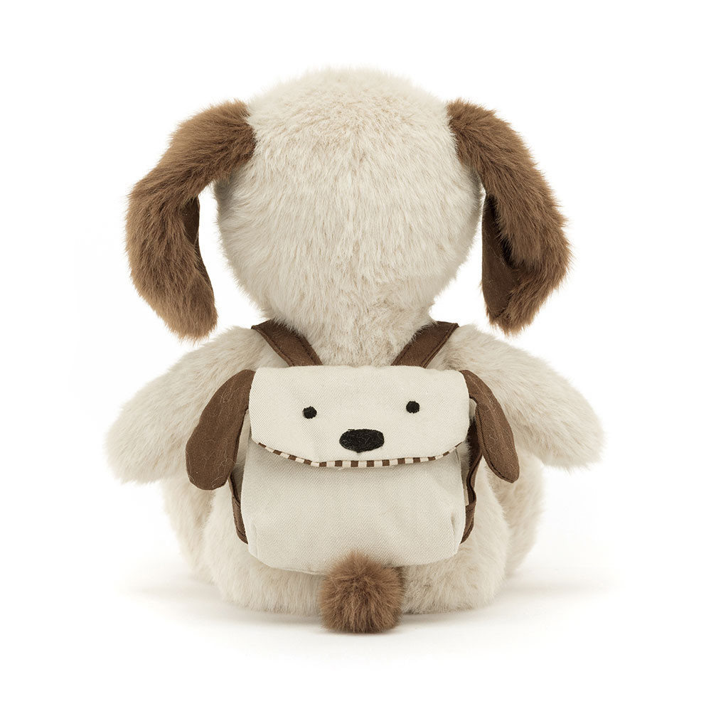 Beige / Dark Brown Jellycat Backpack Puppy | US-KPTJ27850