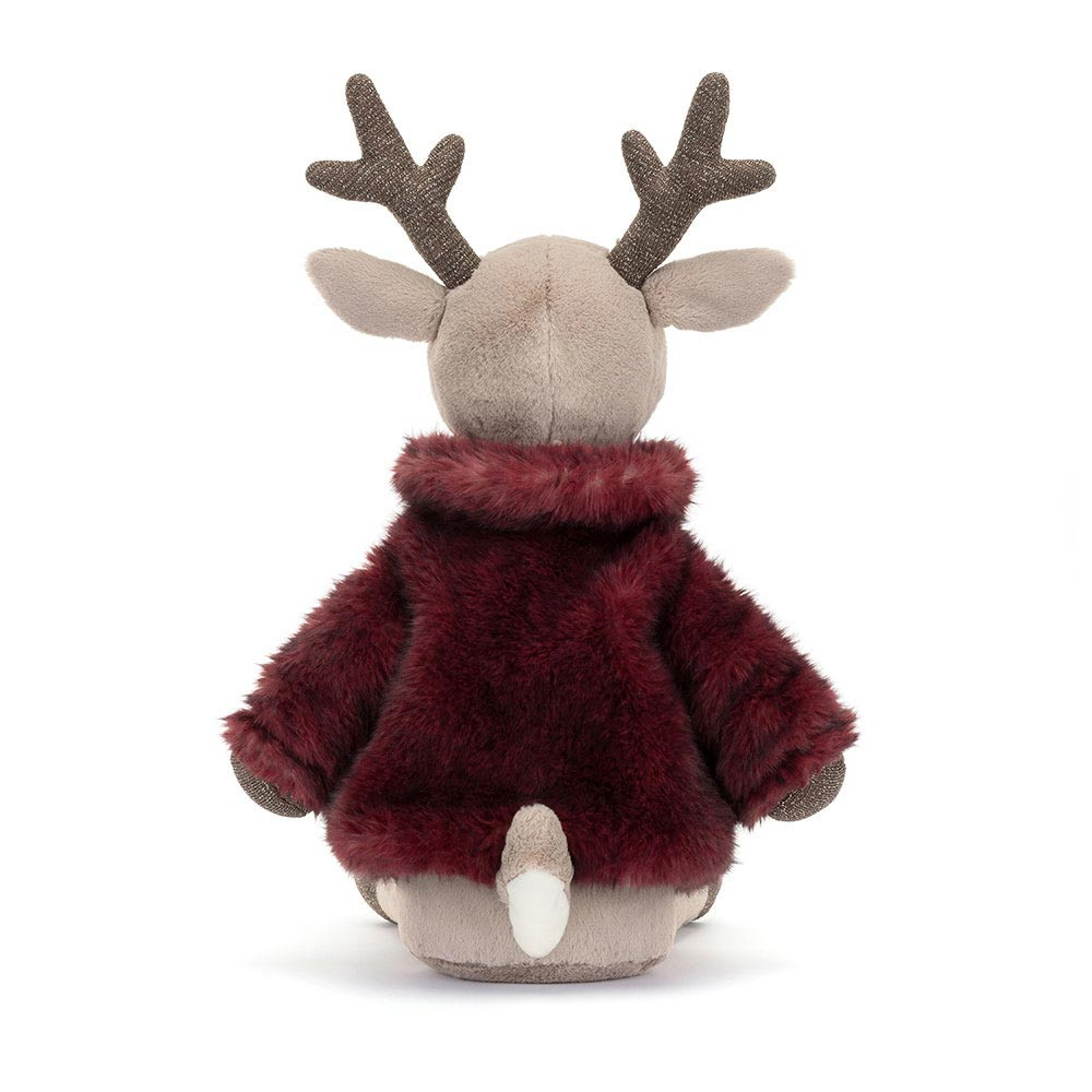 Beige / Dark Red Jellycat Vivien Reindeer | US-AKWZ70285