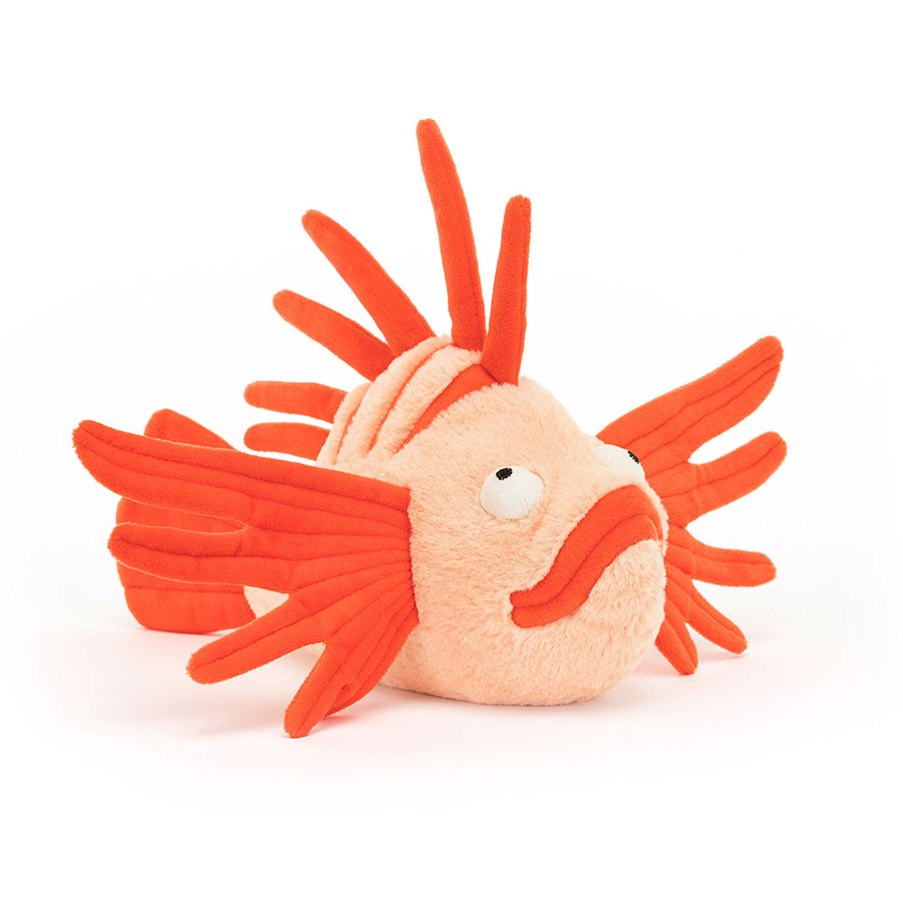 Beige / Orange Jellycat Lois Lionfish | US-CFXK84730