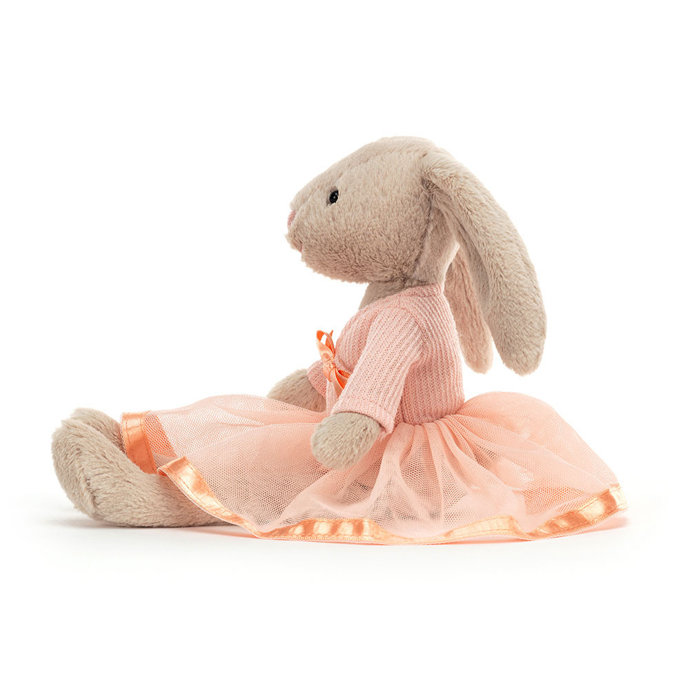 Beige / Orange Jellycat Lottie Bunny Ballet | US-LSIJ07584