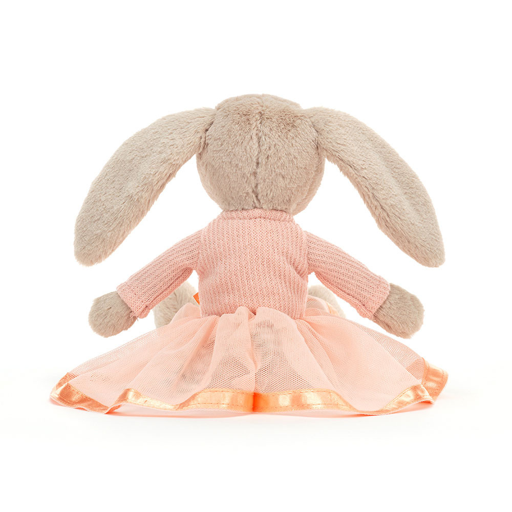 Beige / Orange Jellycat Lottie Bunny Ballet | US-LSIJ07584