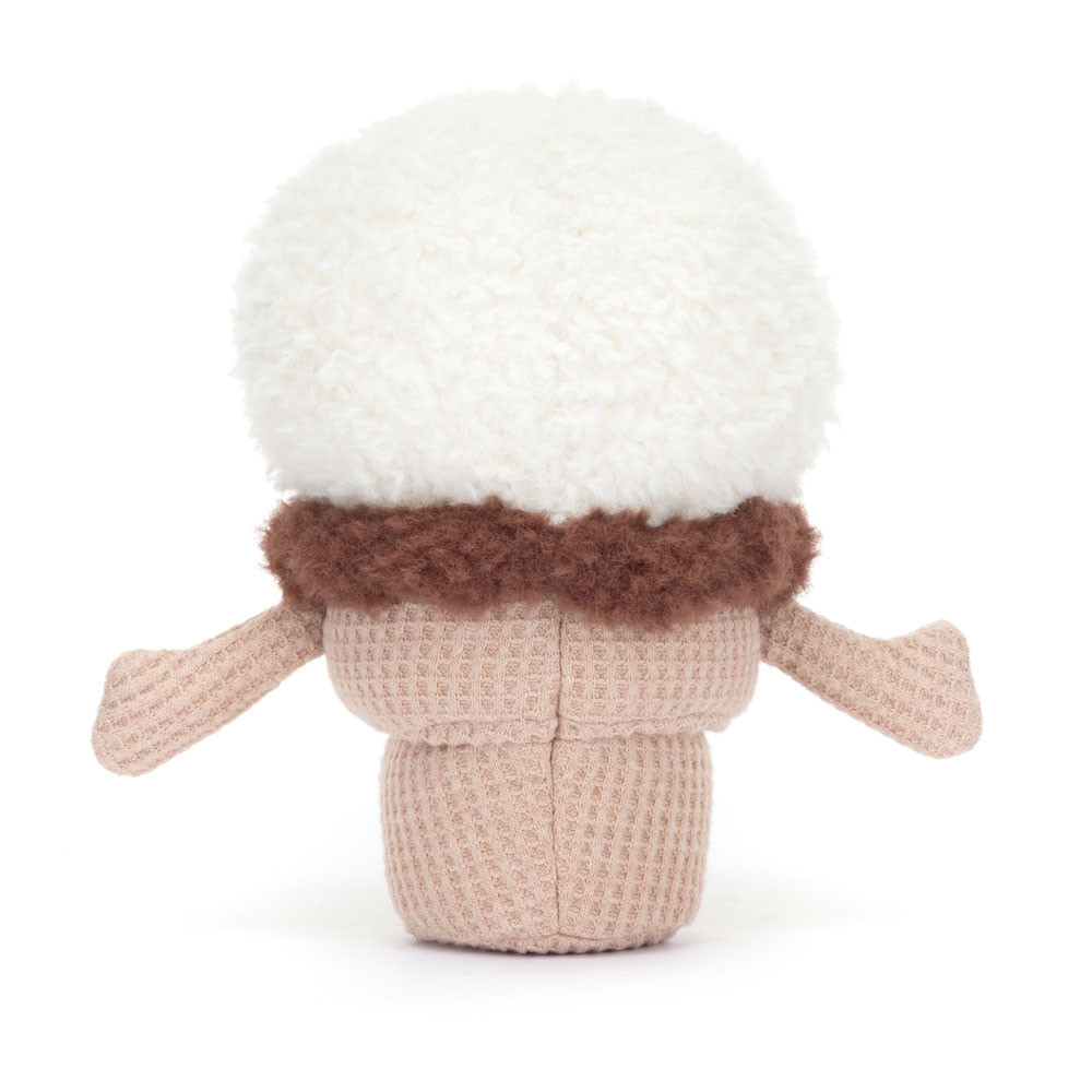 Beige / White Jellycat Amuseables Ice Cone | US-FDPQ78536