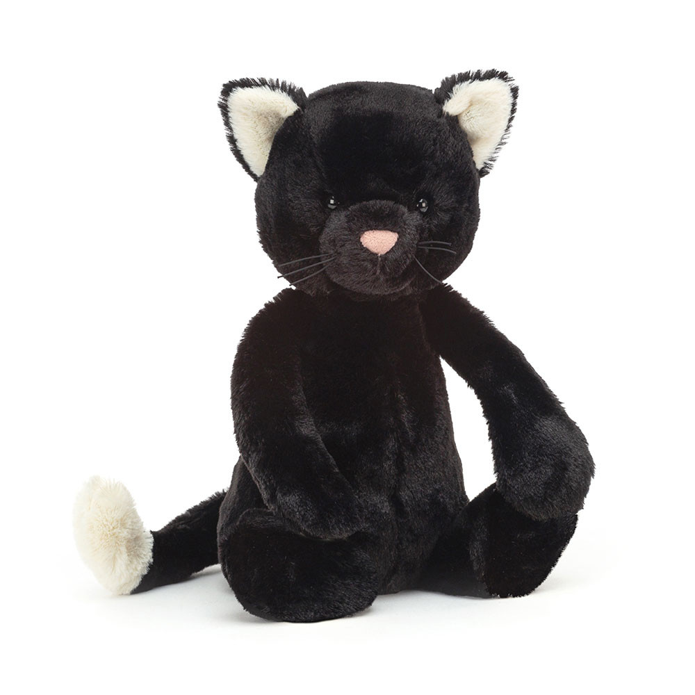 Black Jellycat Bashful Kitten | US-ZNGJ06478