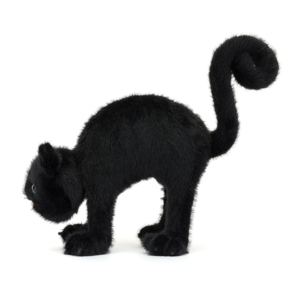 Black Jellycat Spookipaws Cat | US-RCJY07412