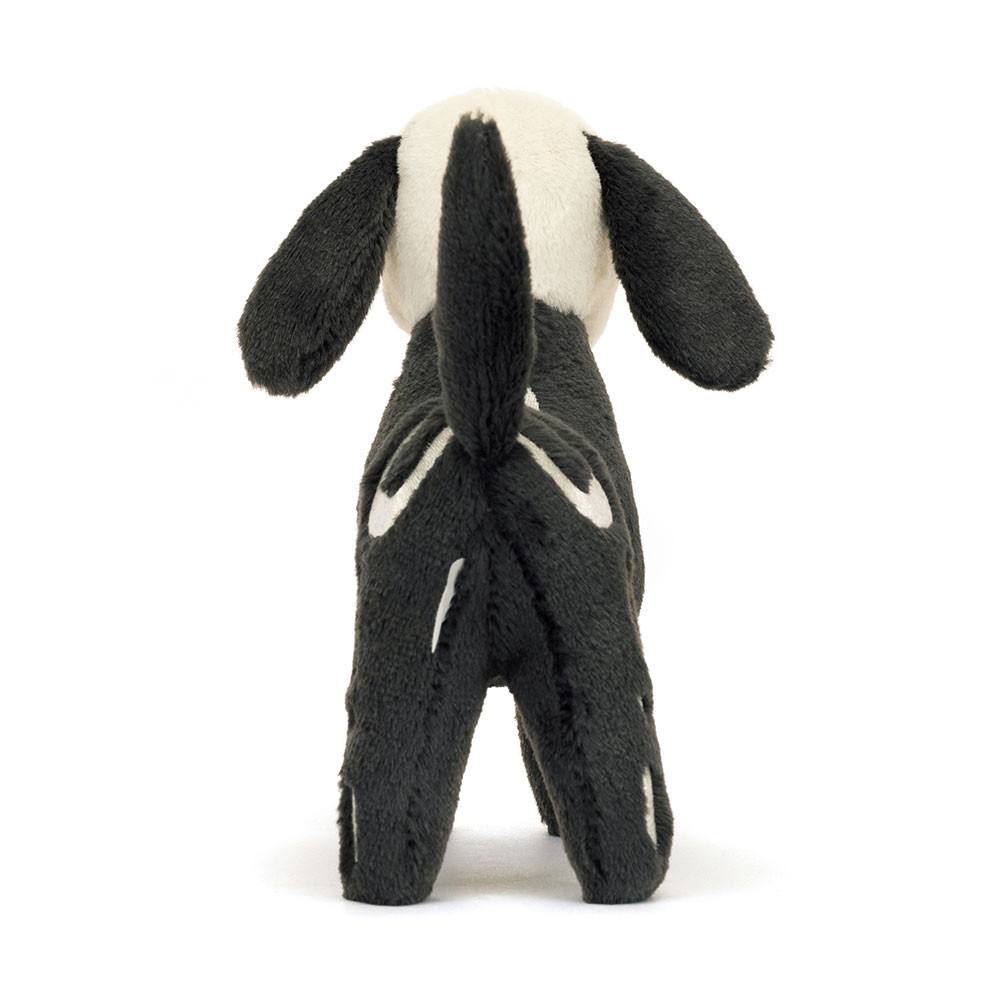 Black / Cream Jellycat Skeledog Dan | US-NXAE91768