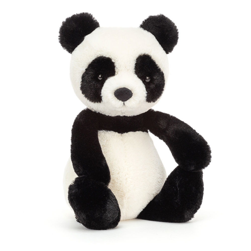 Black / White Jellycat Bashful Panda | US-QDUM71826