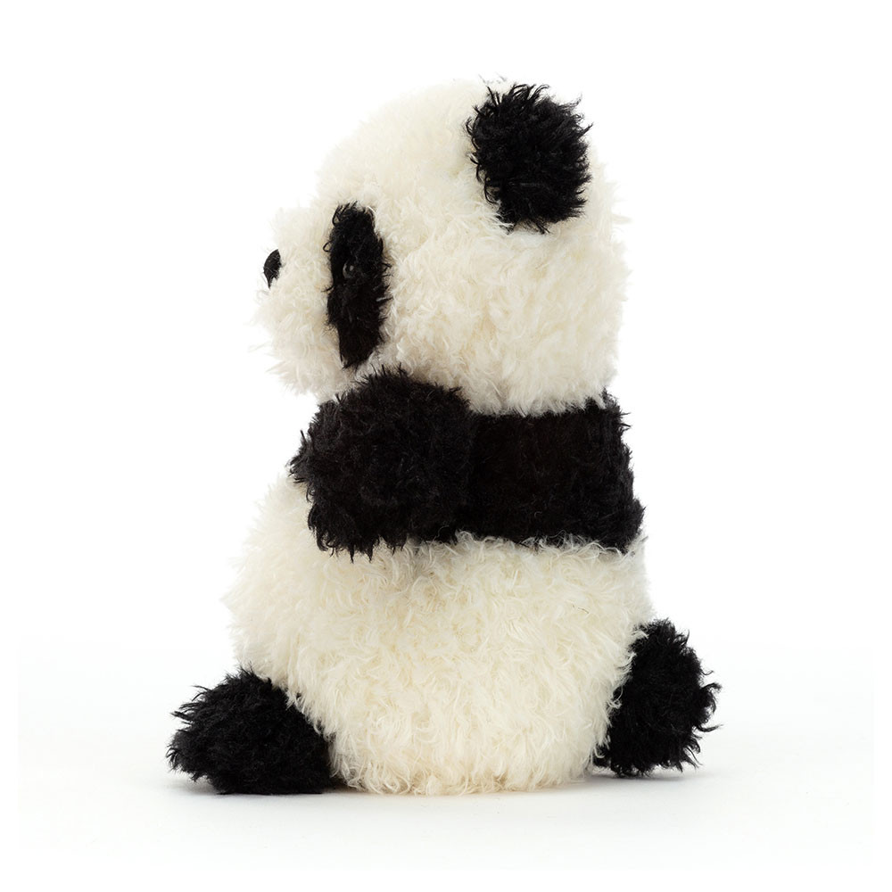 Black / White Jellycat Little Panda | US-TQOZ52683