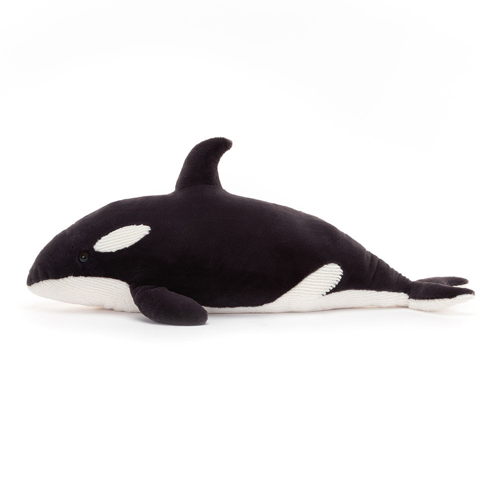 Black / White Jellycat Ollivander The Orca | US-QOVN58639