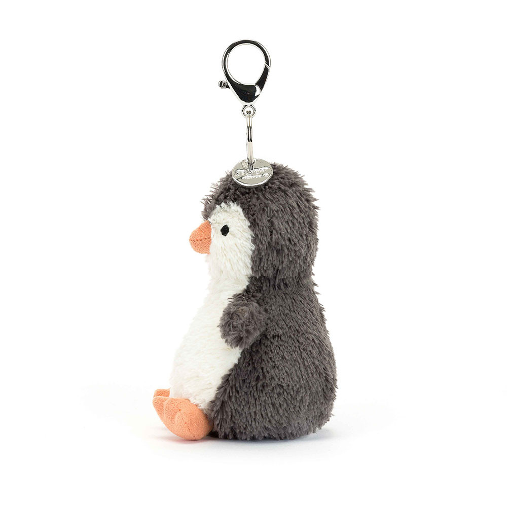 Black / White Jellycat Peanut Penguin Bag Charm | US-UZMR91864