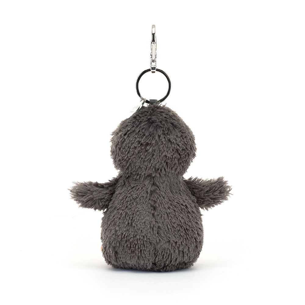 Black / White Jellycat Peanut Penguin Bag Charm | US-UZMR91864