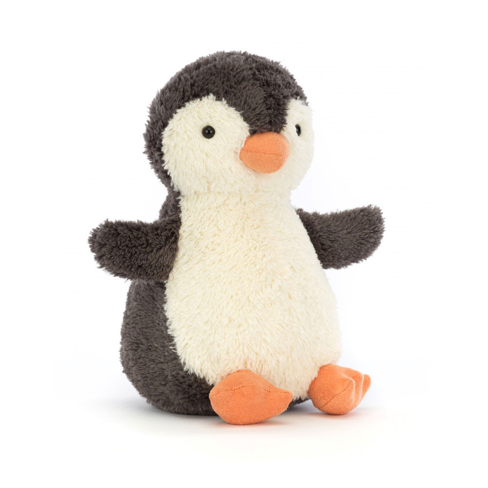 Black / White Jellycat Peanut Penguin | US-FDNA68394