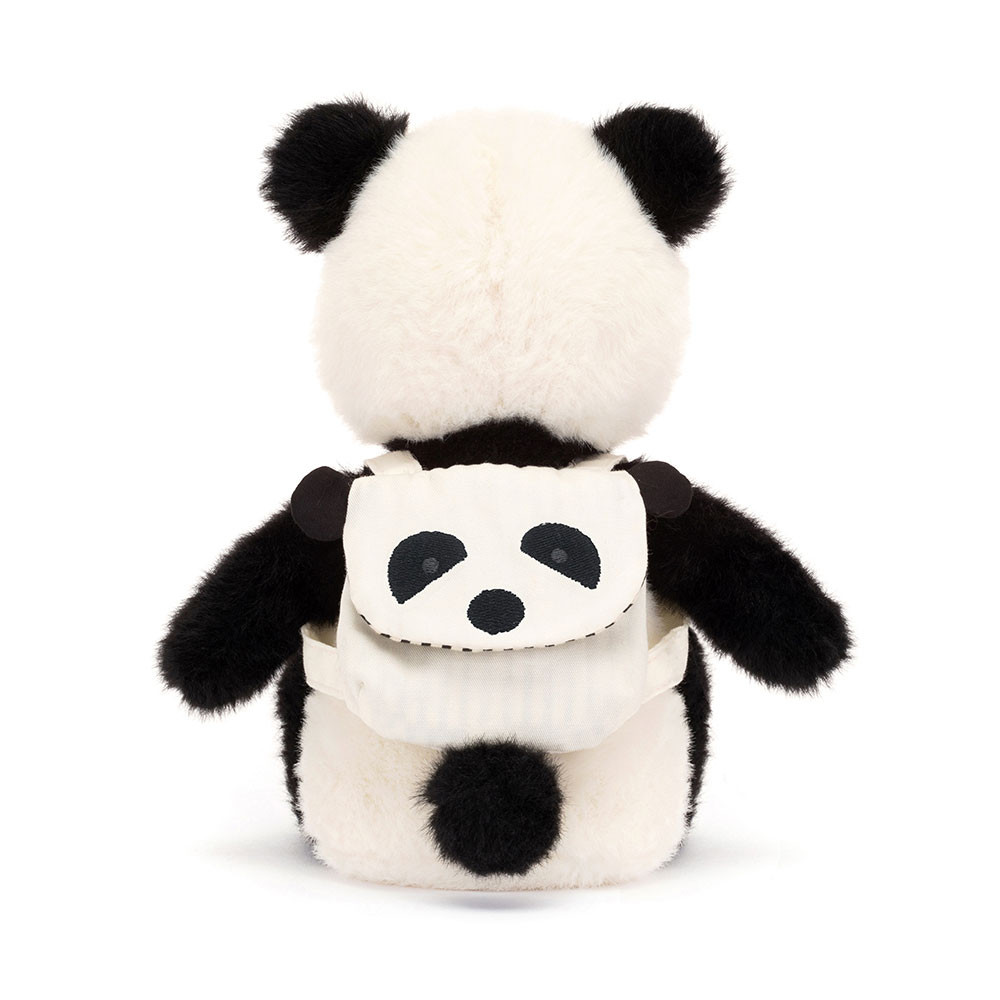 Black / Whtie Jellycat Backpack Panda | US-DPNW70594