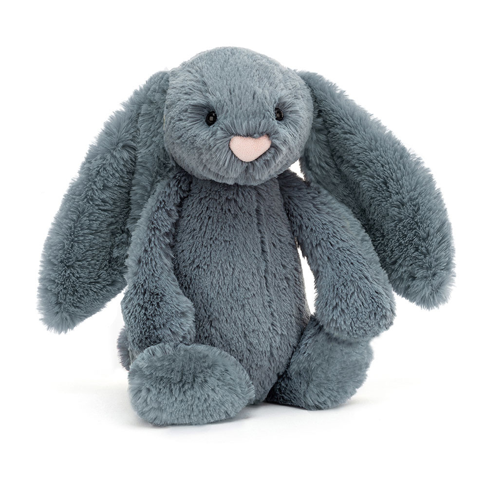 Blue Grey Jellycat Bashful Bunny | US-CZNX85392