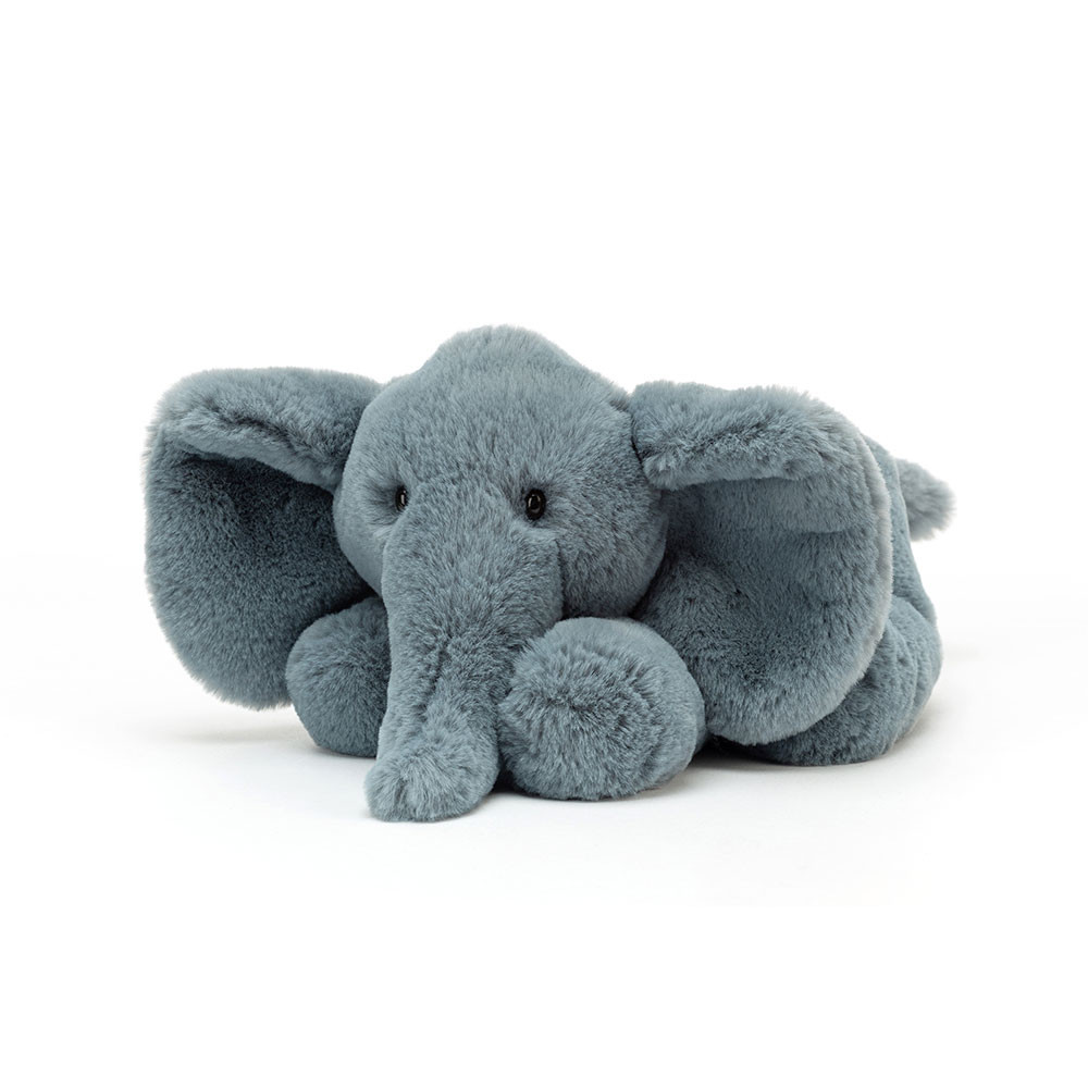 Blue Grey Jellycat Huggady Elephant | US-TAOQ38492