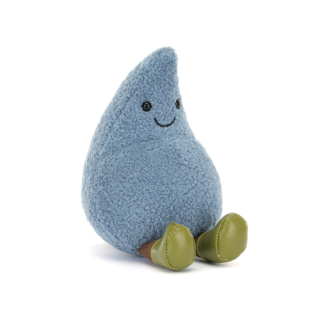 Blue Jellycat Amuseables Happy Raindrop | US-UXFB65023