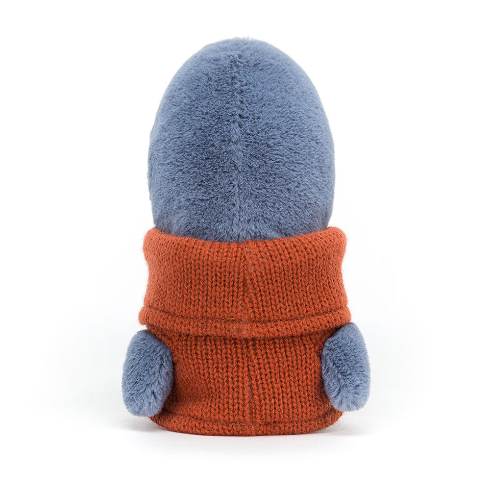 Blue / Brown Jellycat Cozy Crew Whale | US-ZWCK17293