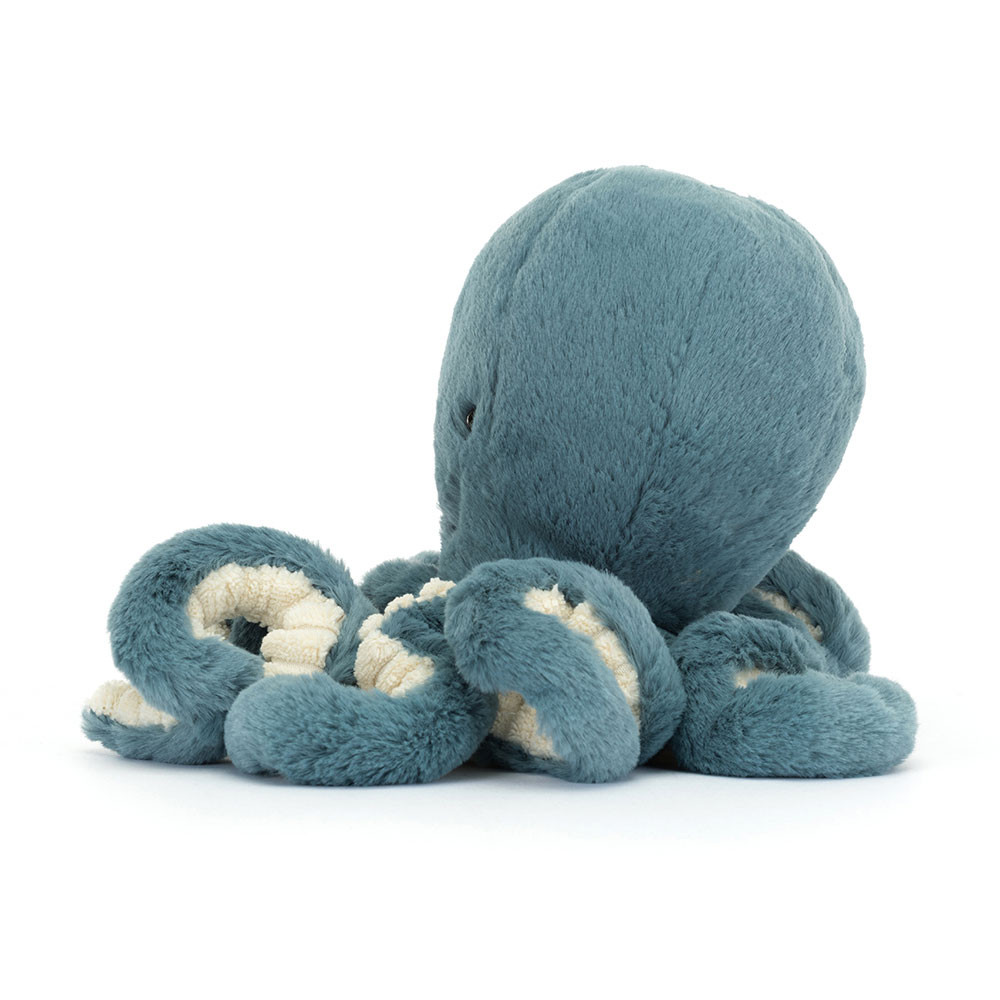 Blue / Cream Jellycat Storm Octopus | US-HBZD64537