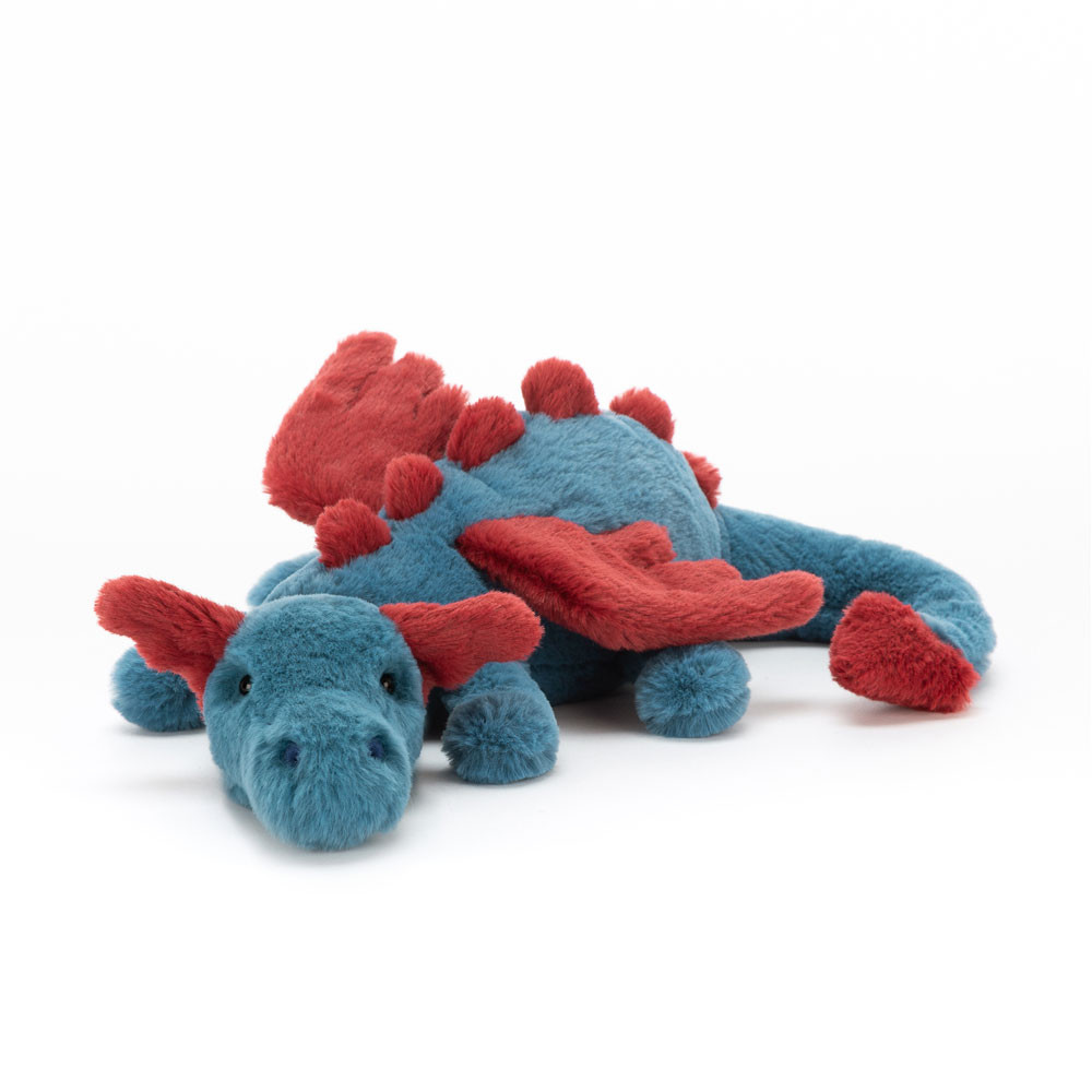 Blue / Red Jellycat Dexter Dragon | US-GLVK69028