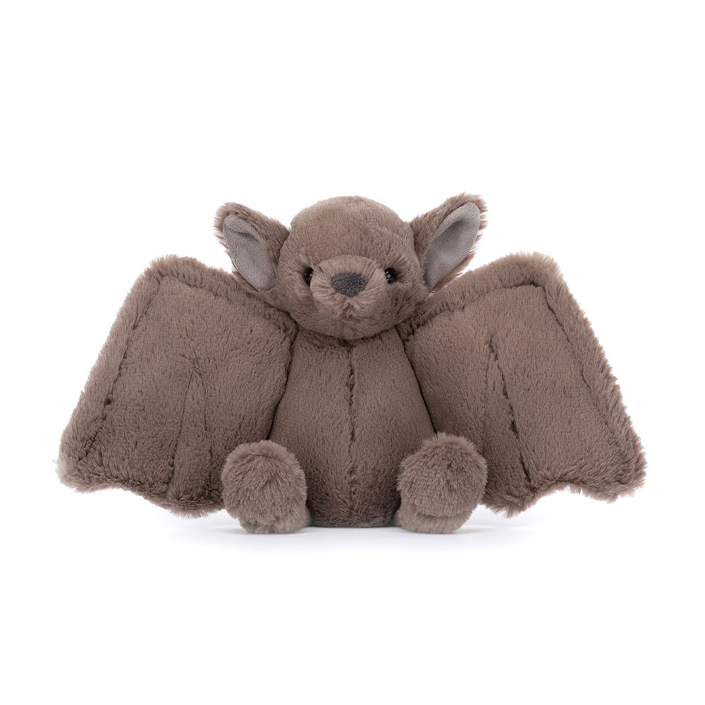 Brown Grey Jellycat Bashful Bat | US-EKHW72961