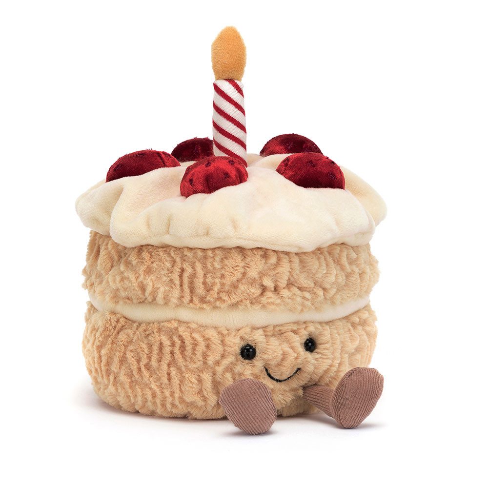 Brown Jellycat Amuseables Birthday Cake | US-SRJG76195