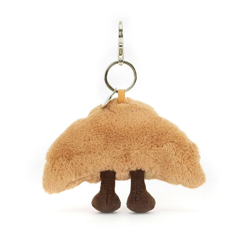 Brown Jellycat Amuseables Croissant Bag Charm | US-KZQO20437